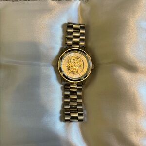 Michael Kors Silver Luxury Skeleton Watch